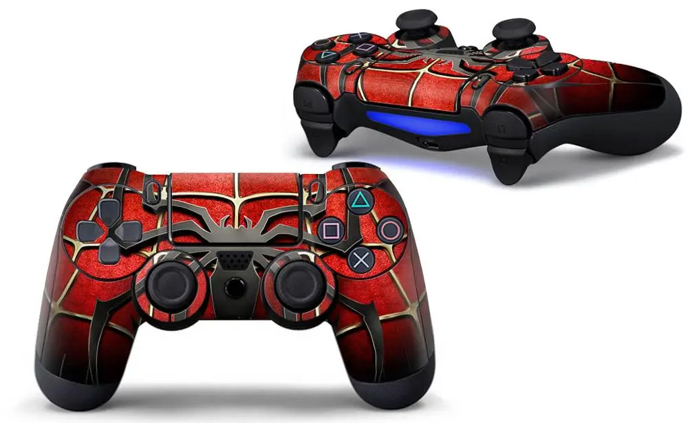 Пауки дизайнерская наклейка для кожи для PS4 наклейка на контроллер для Playstation4 - Цвет: TN-PS4QB-0100