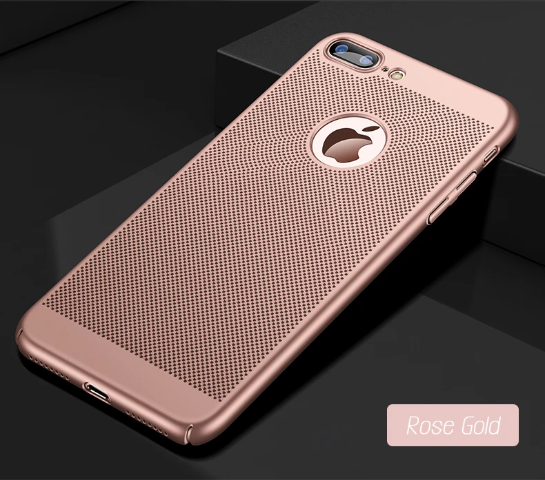 Милый дышащий чехол s для iPhone 7 8 Plus, роскошный чехол, Мягкий ТПУ силиконовый градиентный чехол, твердый пластик 8 Plus