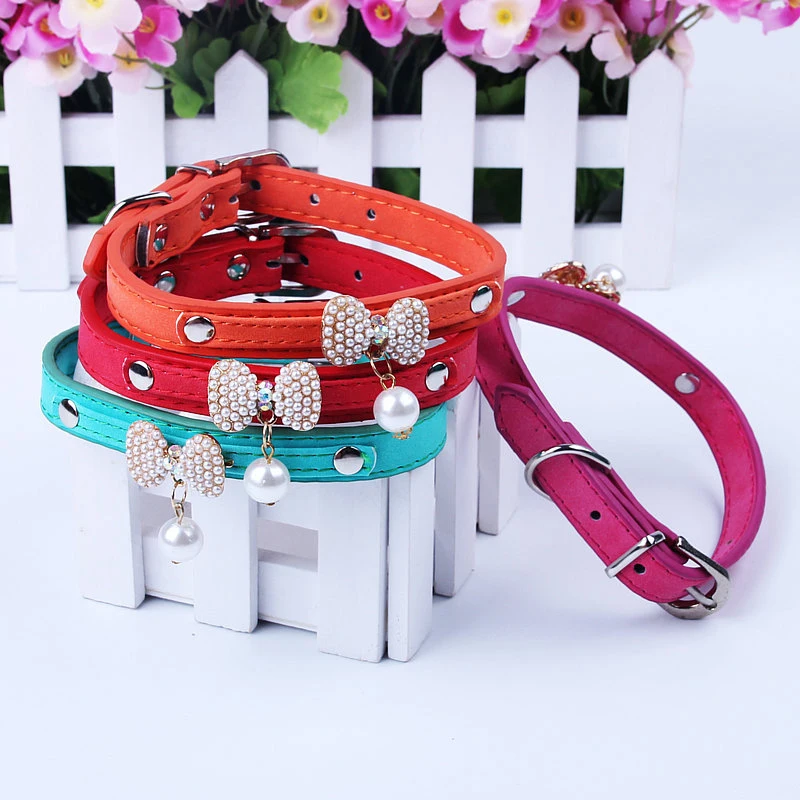 Высококачественные регулируемые ошейники для собак из 4 вида цветов