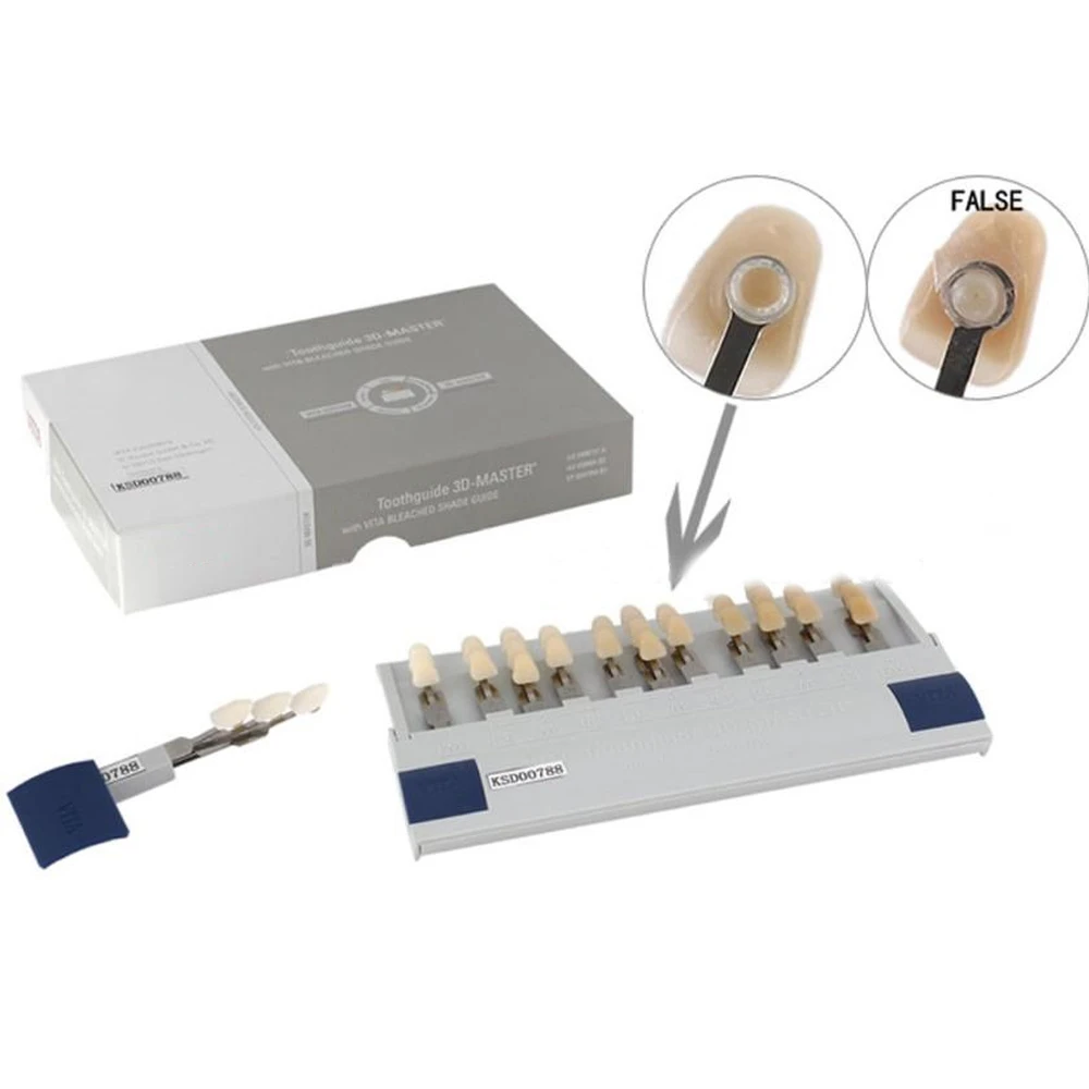 

Free 29 Colors 3D shade guide color dental whitening comparator Teeth Whitening Accelerator