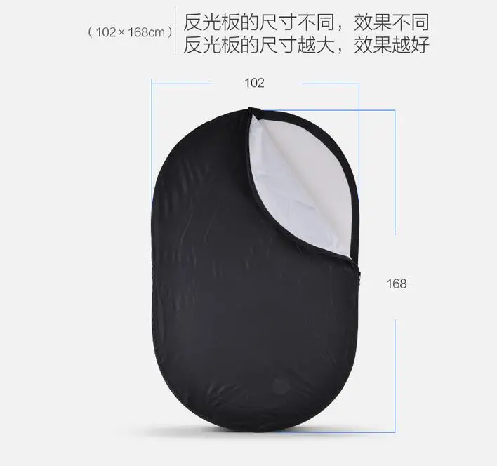 

Photographic Equipment 5-in-1 Square Reflector discs camera accessories 102*168cm,Photographic Light Reflector