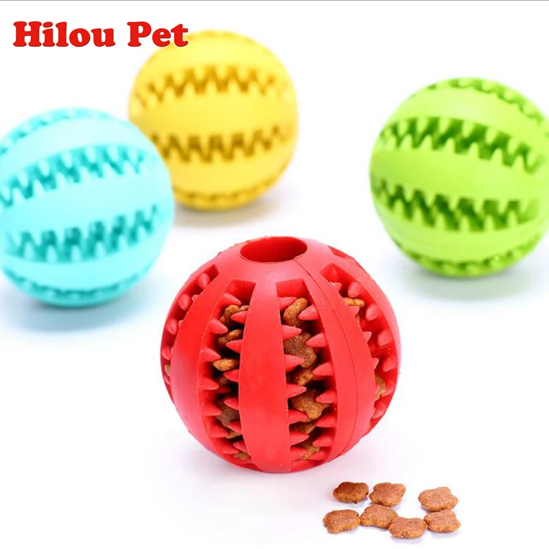 Горячее предложение для комнатных собак игрушка резиновый мяч забавного яркого