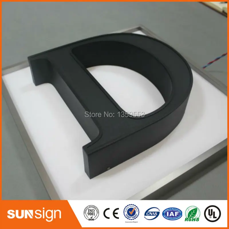 Светодиодные металлические буквенные знаки с подсветкой светодиодные |