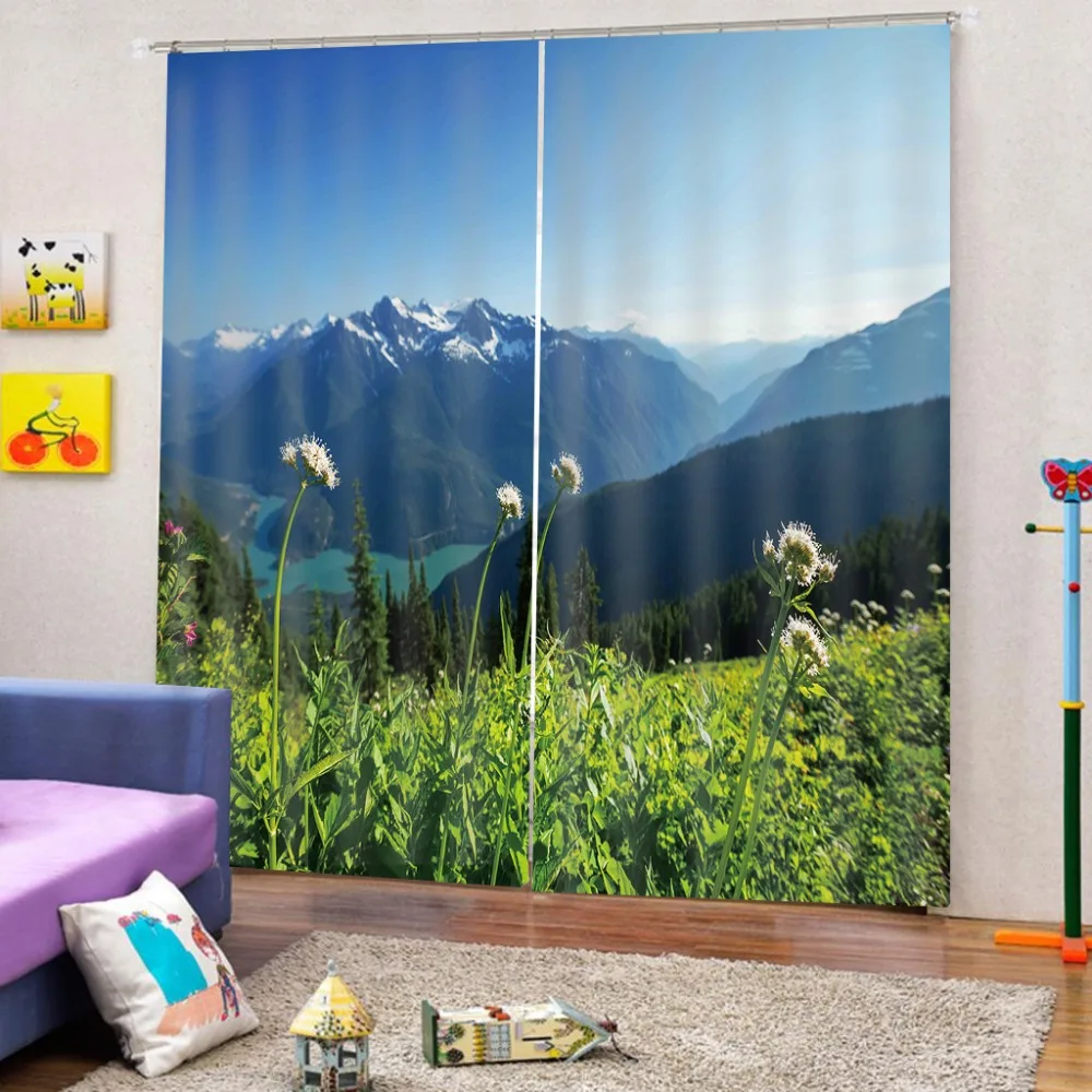 Занавески для гостиной высококачественные занавески 3d на заказ тканевые с