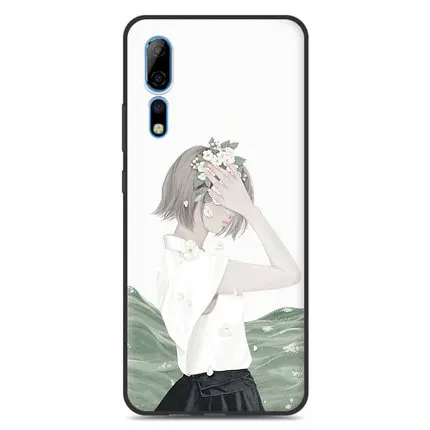 A6 Чехол для zte Axon 10 pro, мягкий силиконовый чехол для телефона с цветком, TPU, защитный чехол для zte Axon10 pro A2020Pro - Цвет: A6