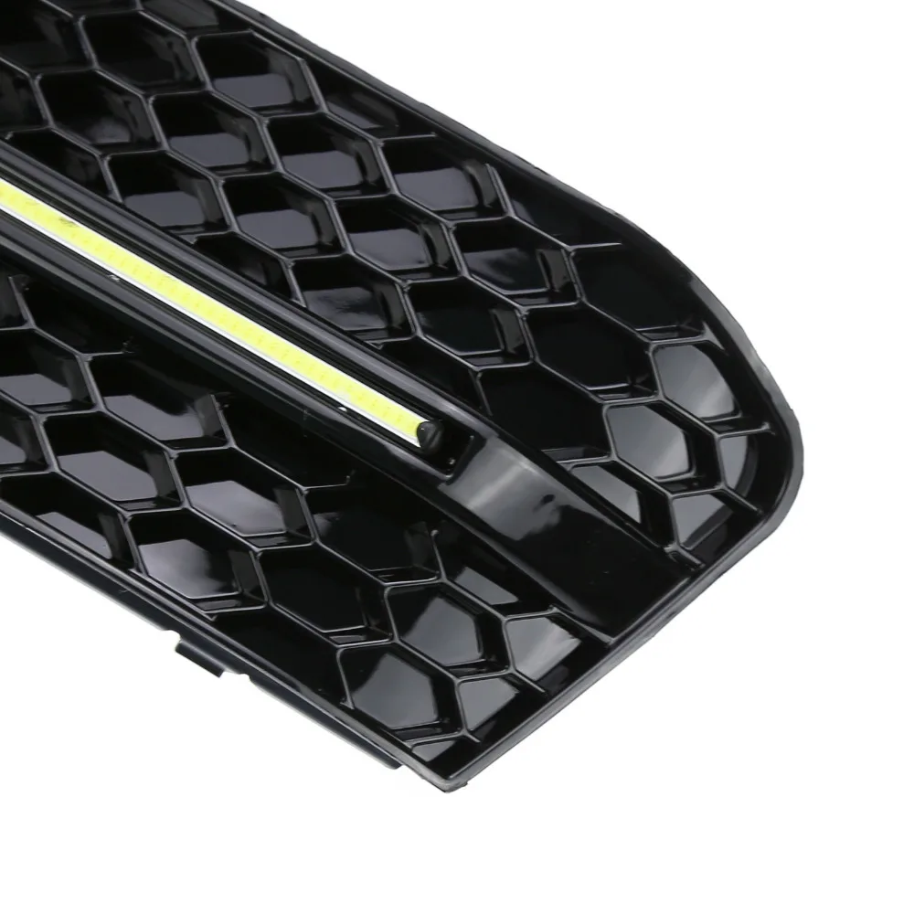 Левая и правая Автомобильная противотуманная фара передняя Глянцевая решетка