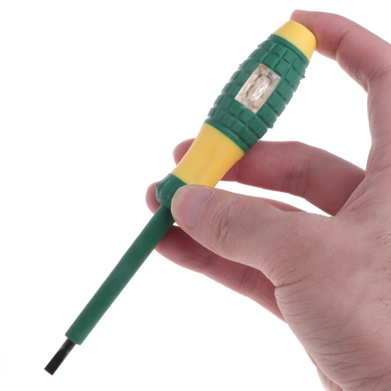 

Electrical Tester Pen 220V Slotted Screwdriver Voltage Power Detector Probe 4mm L15