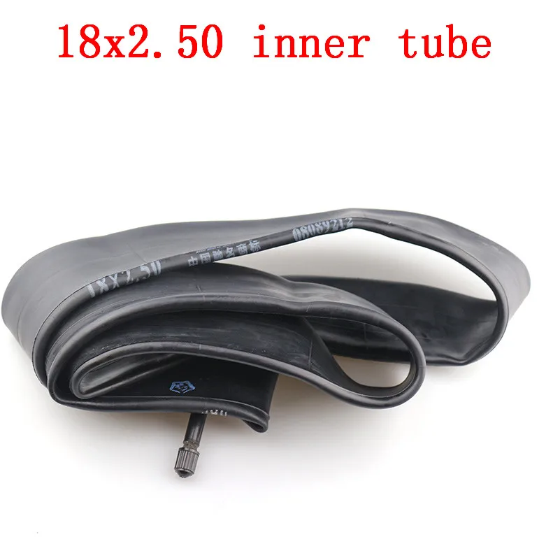 Lightning shipping InnerTube 18X2,50 с изогнутым угловым стержнем клапана подходит для многих газовых электрических скутеров и электровелосипедов 18x2,5 внутренняя трубка