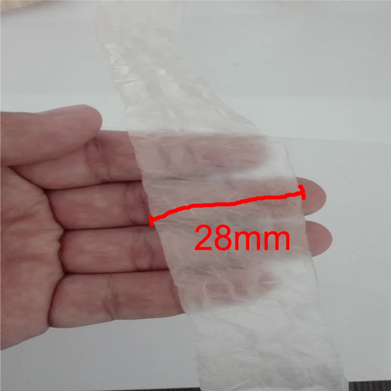 Инструмент для упаковки колбасок 15 м * 28 мм оболочка колбасы машина приготовления