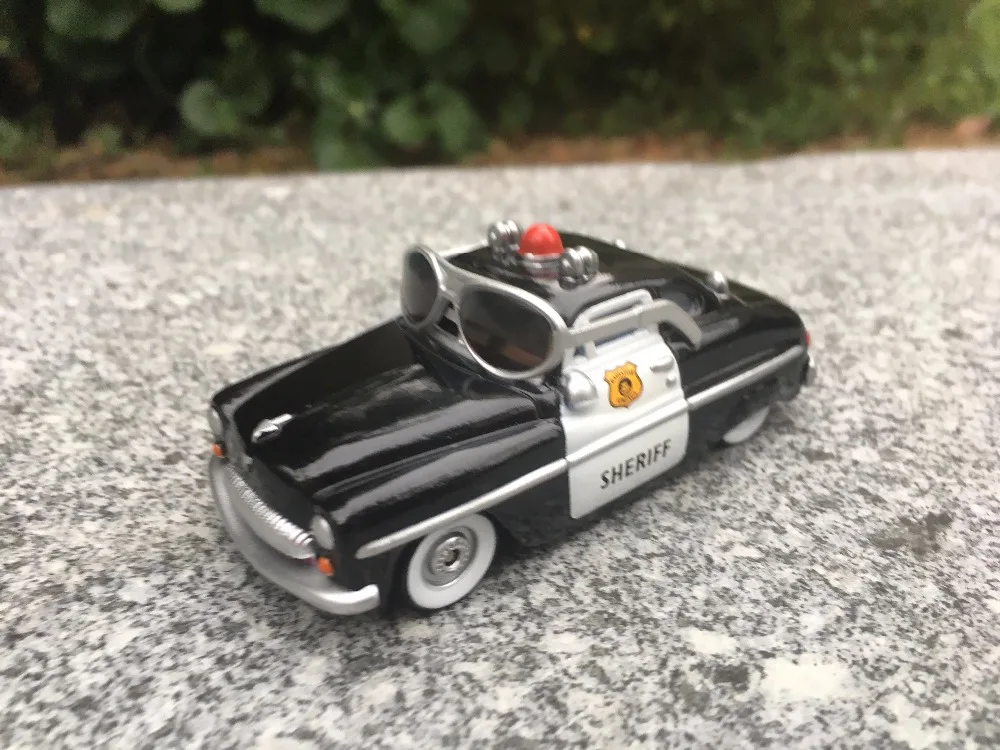 Дисней Pixar Автомобили Металлические литья под давлением 1:55 Route 66 RD Sheriff игрушечный