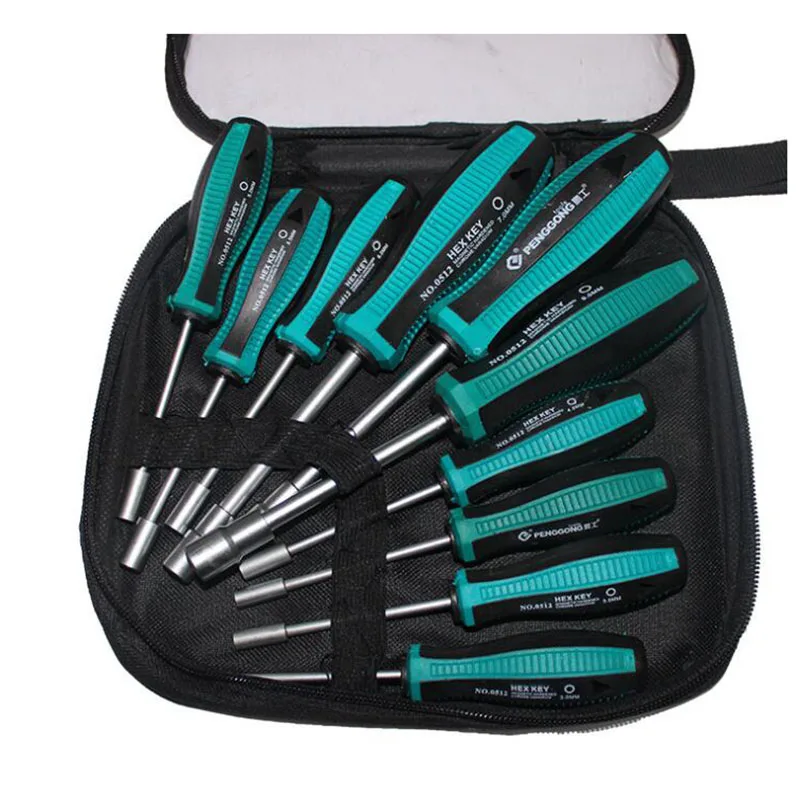 

dawupine 10 PCS Socket Wrench Set Multi-Bit Tools Repair Torx Socket Spanner Slotted Cocket Wrench Sleeve Kit Home Multi Tool