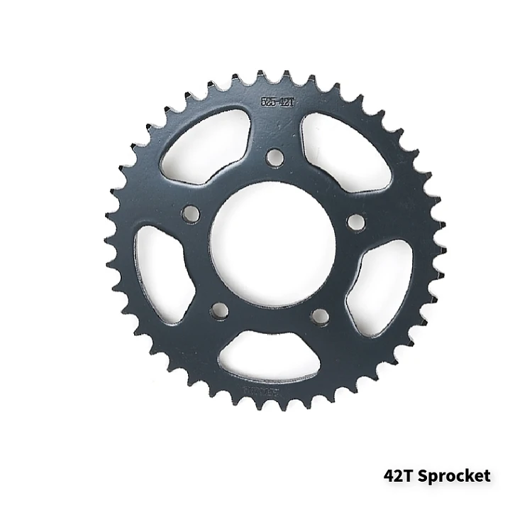 42T Sprocket 525 15T 42T части мотоцикла приводная цепь и Передняя Задняя звездочка Набор для Honda CB400SF супер четыре CB 400 SF CB400 - Цвет: 42T Sprocket