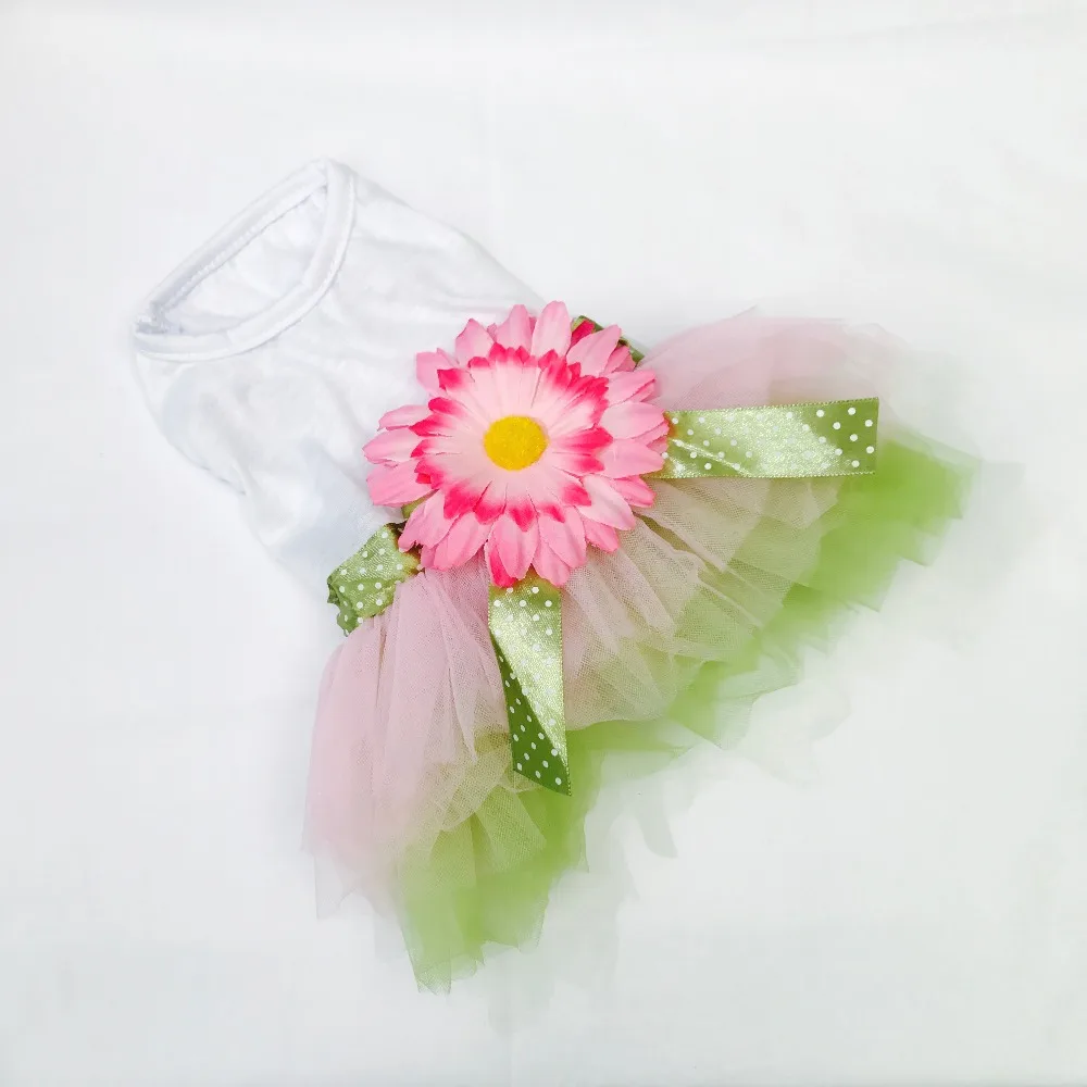 Daisy Dress Забавные костюмы для собак, кошек, боксеров, доктора, медсестры, маскарадный костюм, одежда для домашних животных, униформа на Хэллоуин, одежда для щенков, костюм для кошки - Цвет: Daisy Dress