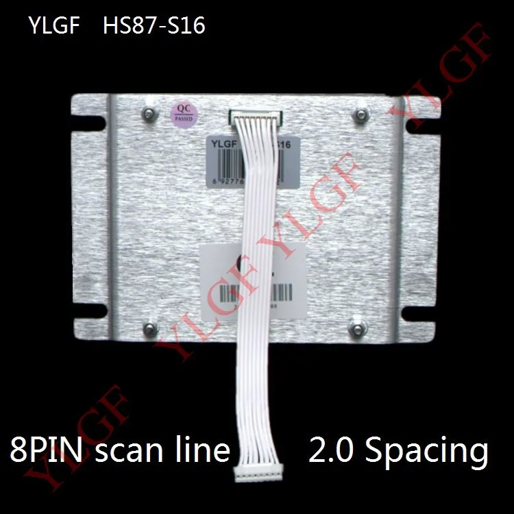 Клавиатура металла вверх, вниз, влево, вправо ylgf HS87-S16 8Pin сканирования линий(I/O) 16 Ключ водонепроницаемый(IP65), пыли, против насилия