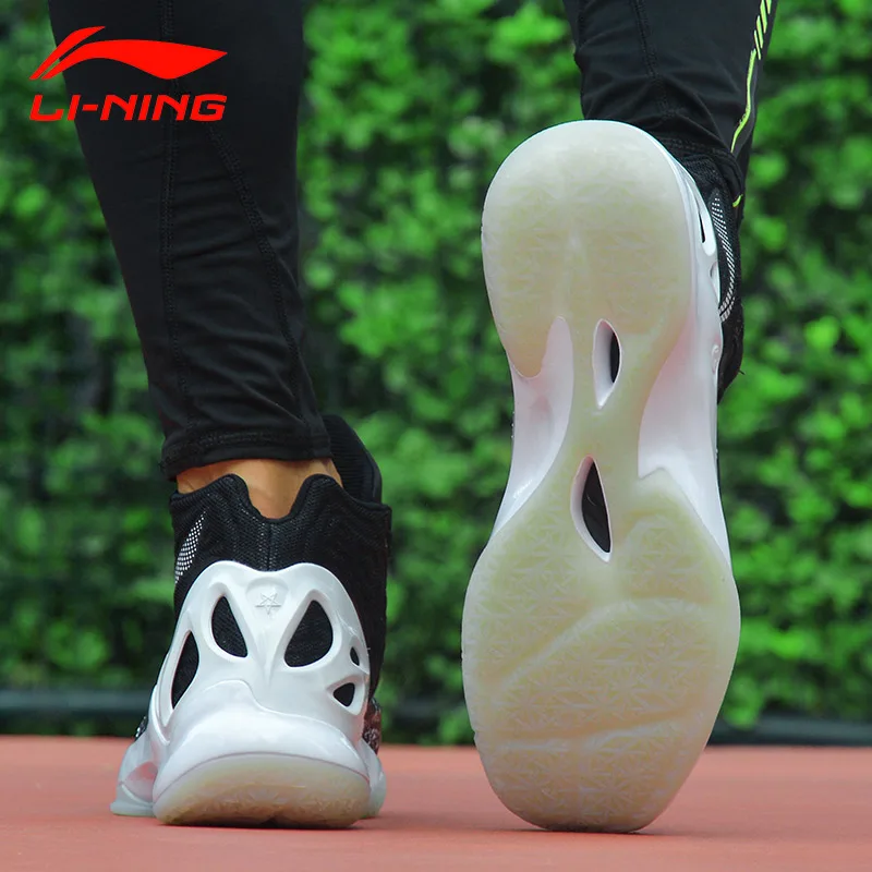 Li-Ning/Мужская баскетбольная обувь Sonic V, игры в Вильямс, серия Li-Ning, кроссовки с подушкой в виде облака, спортивная обувь из ТПУ, ABAM101, SONF17