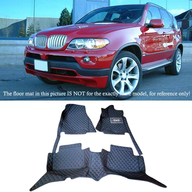 2004 2006 аксессуары для BMW X5 E53 2005 кожаные ковровые покрытия салона автомобиля
