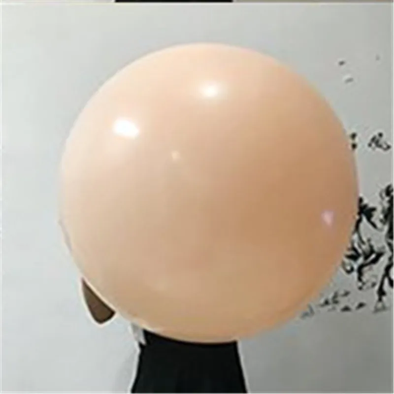 Peach 1 шт. 3" гигантский мгновенной проявки Macaroon воздушные шары 18 дюймов конфеты светильник Румяна латексные воздушные шары для дня рождения, свадьбы, годовщины вечерние Декор - Цвет: Peach