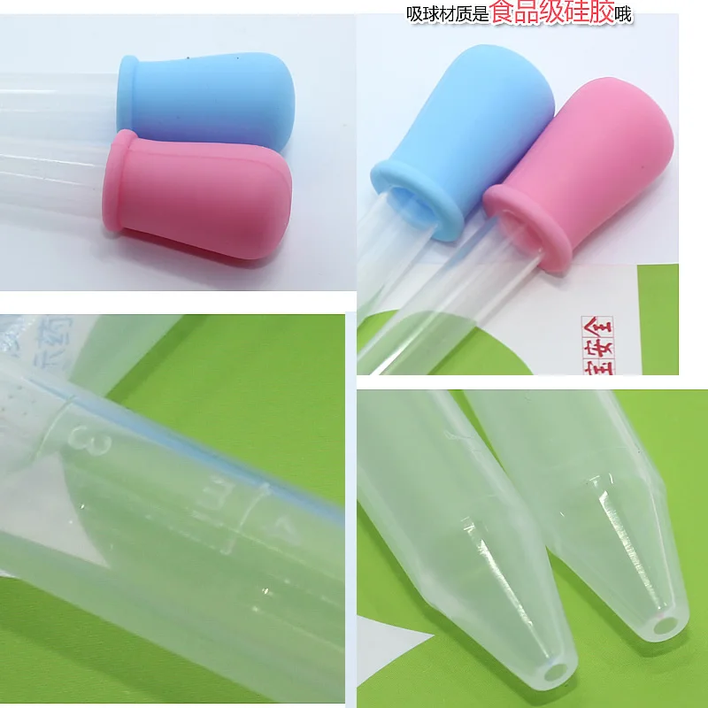 Силиконовая пластмассовая жидкость для кормления малышей Ушная пипетка Пипетка