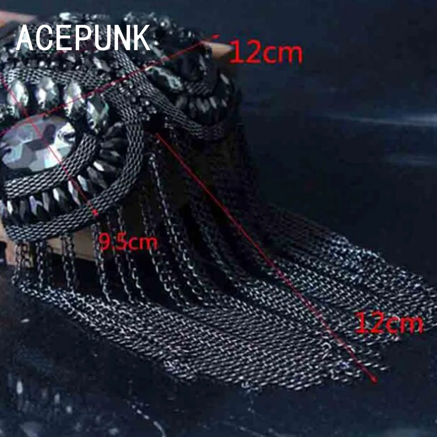 Korean Tassel Performance Epaulets Stage Dress Accessories Brooch Medal Clothes child woman Jewelry Shoulder Epaulette 2019 New | Украшения