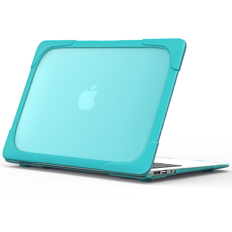 Для Apple MacBook Air Pro retina 11, 12, 13, 15 дюймов чехол с подставкой, защитный чехол с твердой поверхностью, ударопрочный, теплоизлучающий