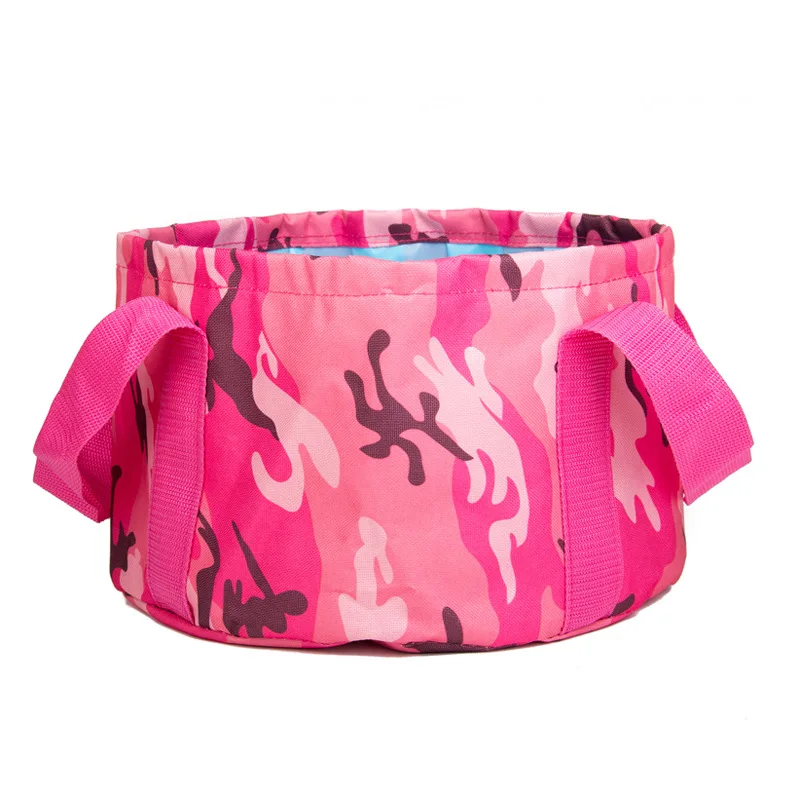 Складное ведро для воды 10 15 л мытья на открытом воздухе кемпинга рыбалки очистка ног выдвижной мешок