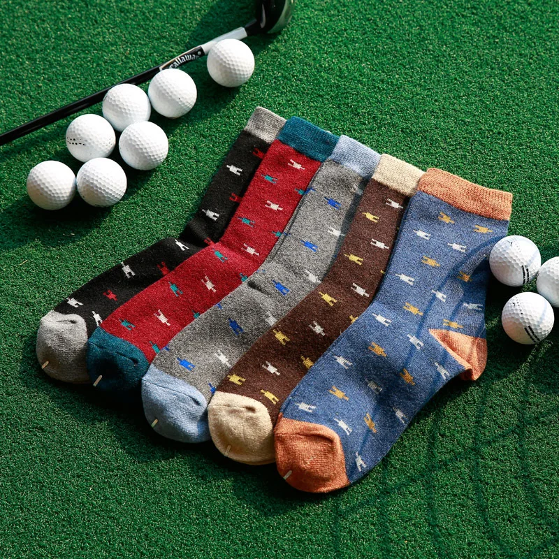 10 Пар/лот Новый мужской кролик шерстяные носки в середине зимы и зимние