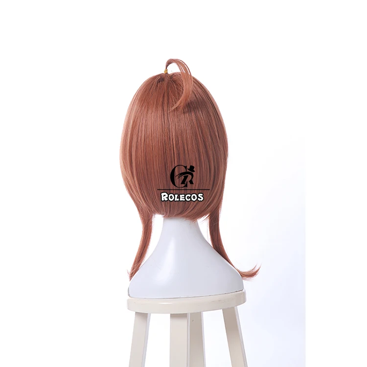 Rolecos Аниме Косплей Cardcaptor Sakura кимоно головные уборы короткие коричневые аксессуары для волос косплей синтетические волосы