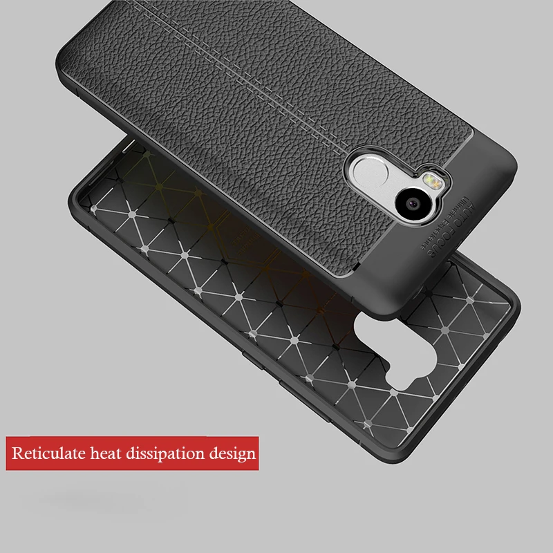 For Xiaomi Redm 4 Pro Prime Case 5.0 inch Luxury Shockproof Soft TPU Leather Phone Cases for Redmi Shell | Мобильные телефоны и