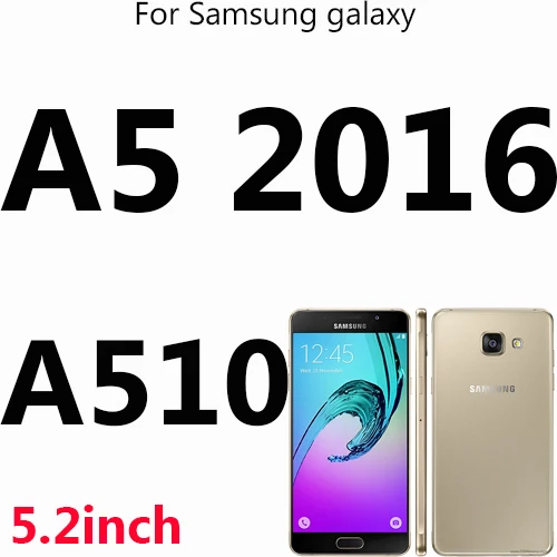 For Samsung A5 2016 Роскошный кожаный чехол для телефона с откидной крышкой для samsung Galaxy A50 A40 A30 A10 A6S A8S A8 A7 A6 A5 плюс подставка для картs чехол - Цвет: For Samsung A5 2016