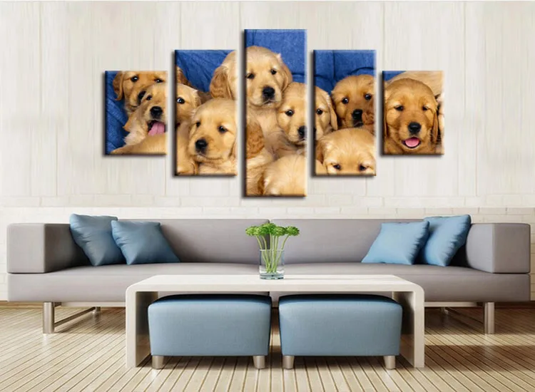 5 шт./компл. постер с изображением щенков Лабрадора и собак настенная наклейка