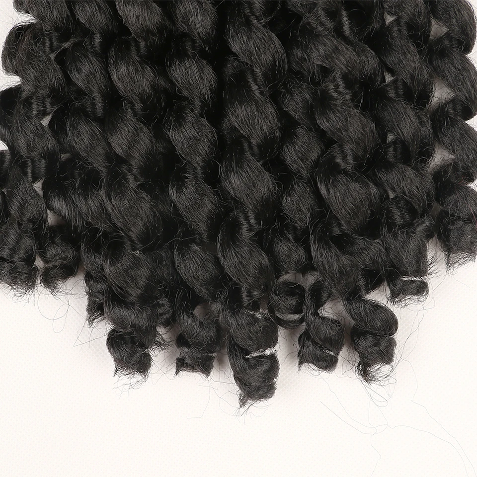 Xtrend 8 дюймов короткий нервный палочка Curl отказов ямайский крючком косу волосы