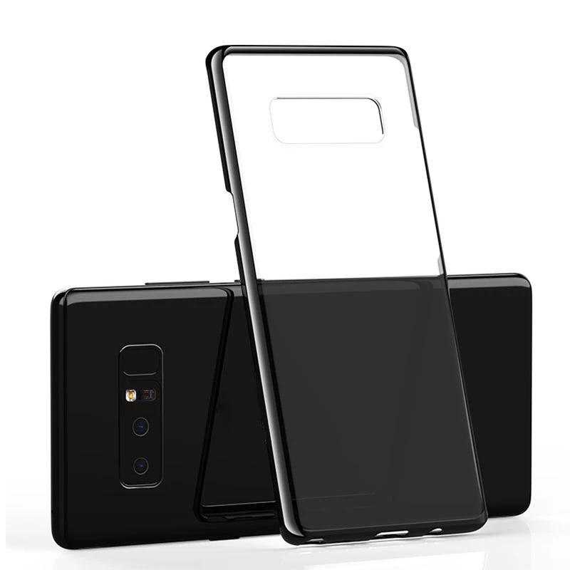 Чехол с текстурой покрытия для samsung Note 8, защитный жесткий чехол из поликарбоната для Galaxy Note 8, Ультратонкий Прозрачный чехол для телефона