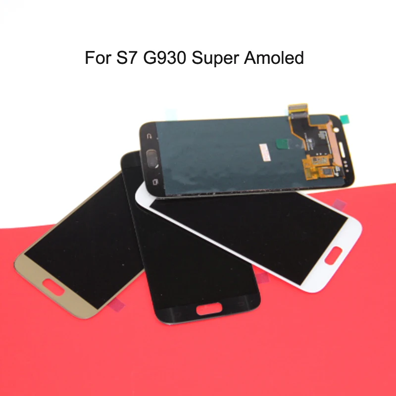 Супер AMOLED для Samsung Galaxy S7 G930F G930FD G930A G930 ЖК дисплей + сенсорный экран дигитайзер