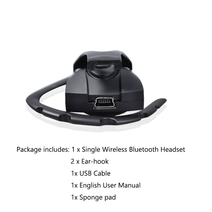 Беспроводные Bluetooth 4 1 наушники гарнитура с перезаряжаемой гарнитурой длительным