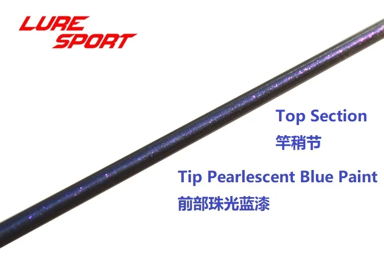 LureSport 2 набора перламутровые голубые краски медленный Jigging1.9m пустой X Крест Toray углерода 1,5 секций стержень строительный компонент ремонт DIY