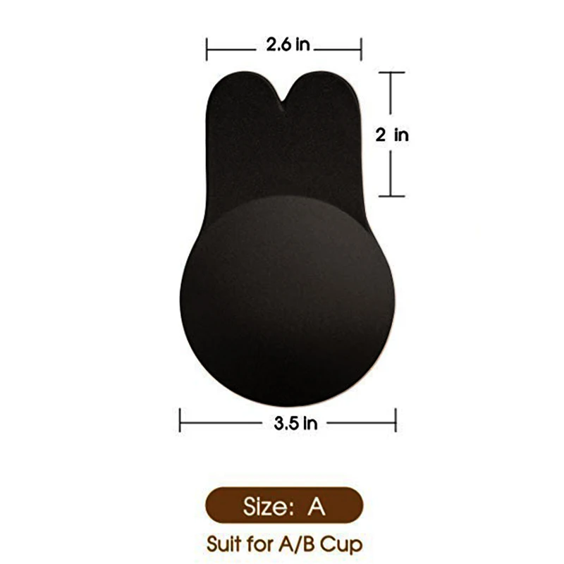 1Pair Black-9cm Без бретелек самоклеющийся бюстгалтер Крышка для соски от бутылки для вскармливания ребенка многоразовый силиконовый невидимый бюстгальтер белье Pad Enhancers пуш-ап бюстгальтер вечерние платья - Цвет: 1Pair Black-9cm