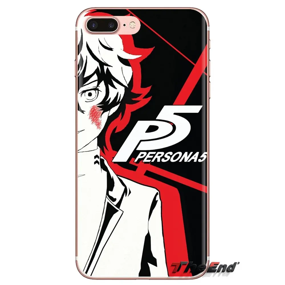 anime Persona 5 Soft Transparent Cases Covers For iPod Touch Apple iPhone 4 4S 5S SE 5C 6 6S 7 8 X XR XS Plus MAX |