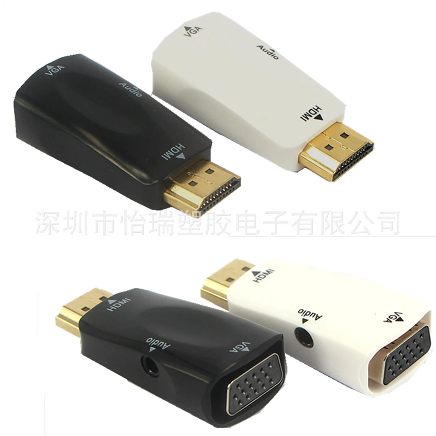 HD к vga линии с аудио VGA мать компьютеру конвертер разъем интерфейс hdim|Соединители|