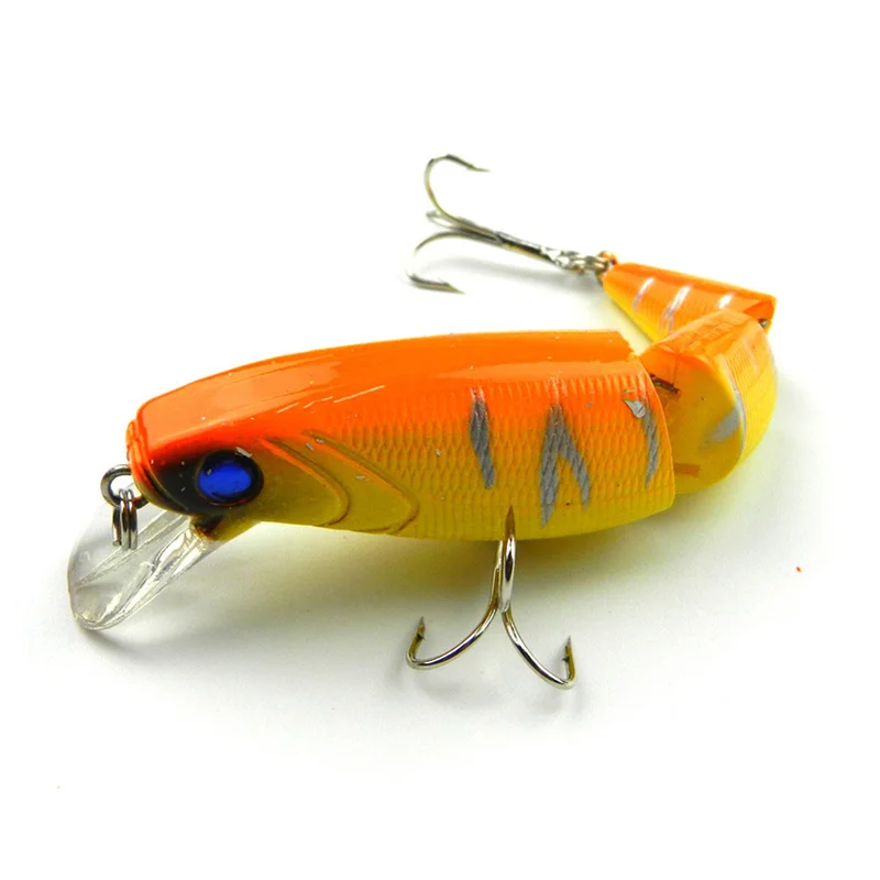 Amlucas гольян рыболовная приманка 10 5 см 14g Swimbait шарнирная 3D воблеры с глазками