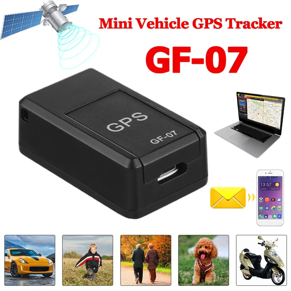GF07 GSM GPRS мини автомобильный Магнитный gps анти-потеря записи в реальном времени отслеживающее устройство локатор трекер Поддержка мини TF карты