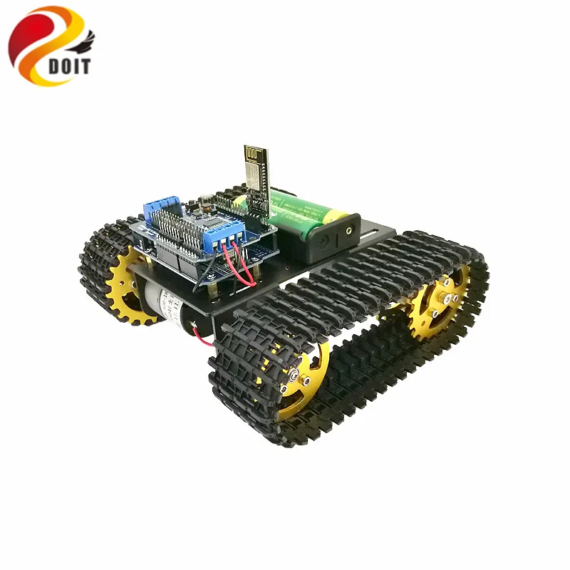 Мини T101 WiFi управление Умный робот шасси танка гусеничный автомобиль платформа с