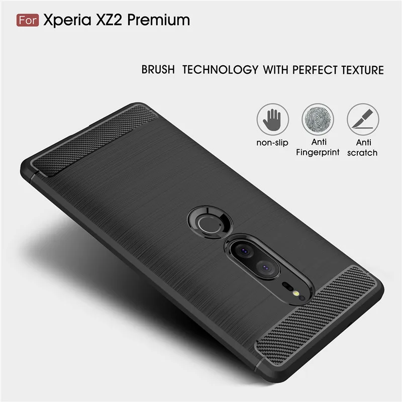 Для подходящих чехлов Sony Xperia XZ2 Премиум чехол Мягкий ТПУ прочный бампер для