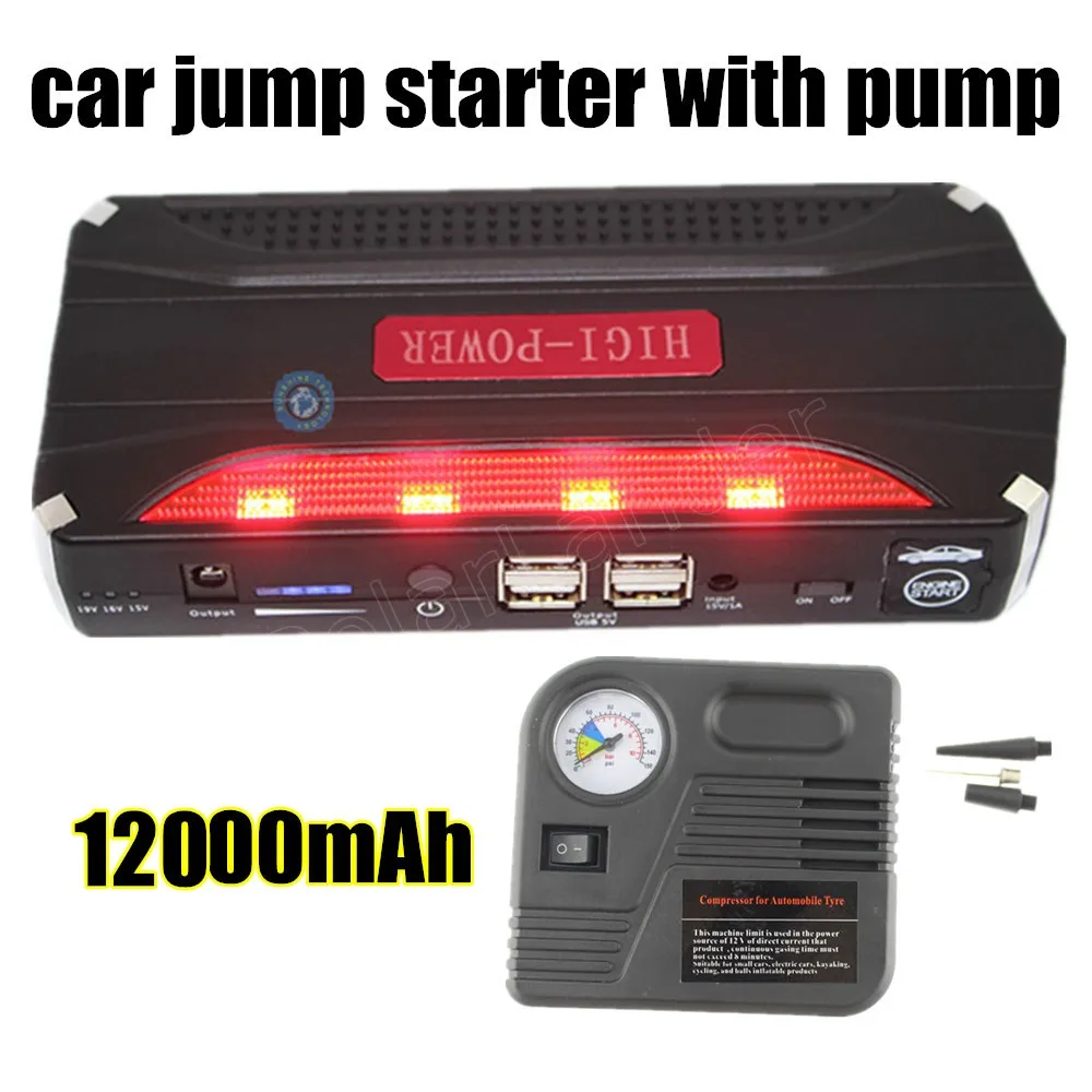 Автомобильный внешний аккумулятор стартер с насосом автомобильный усилитель