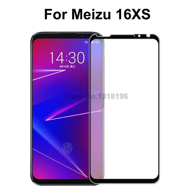 

2 шт 3D полный клей полное покрытие закаленное стекло для Meizu 16XS защита экрана Защитная пленка для смартфонов для Meizu 16XS чехол стекло