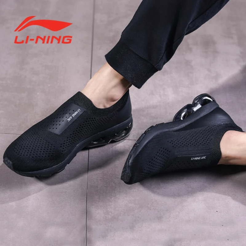 Li-Ning/мужские беговые кроссовки с пузырьковой дуговой подушкой спортивная обувь