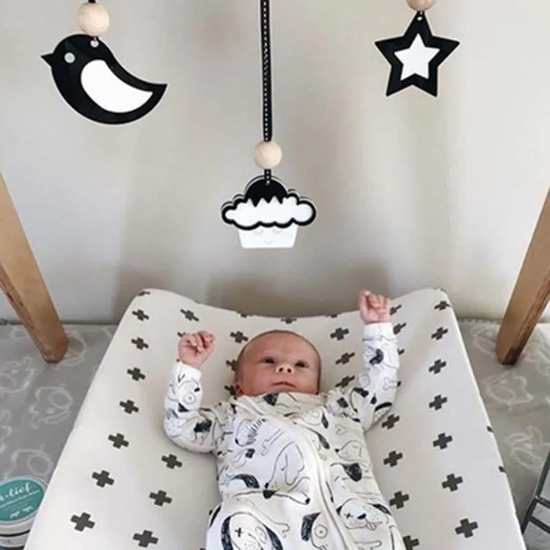 

Nordic style tassel hanging wooden beads tassel pendant hanging decoration wall hanging crafts baby children's room decoration