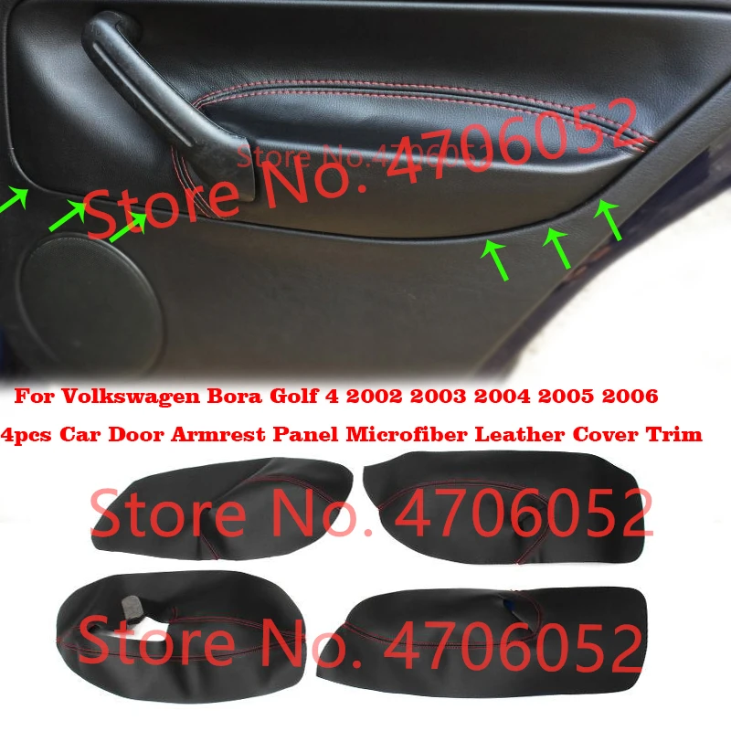 Для Volkswagen Bora Golf 4 2002 2003 2004 2005 2006 шт. панель подлокотника автомобильной двери из