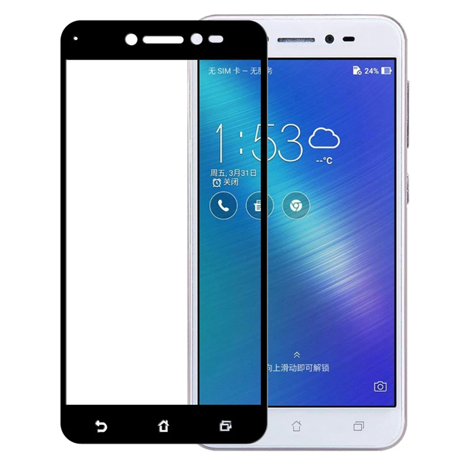 3D 9H Полное покрытие закаленного стекла для защиты экрана ASUS Zenfone Live ZB501KL Твердое пленочное покрытие для Asus ZB501 501 501KL.