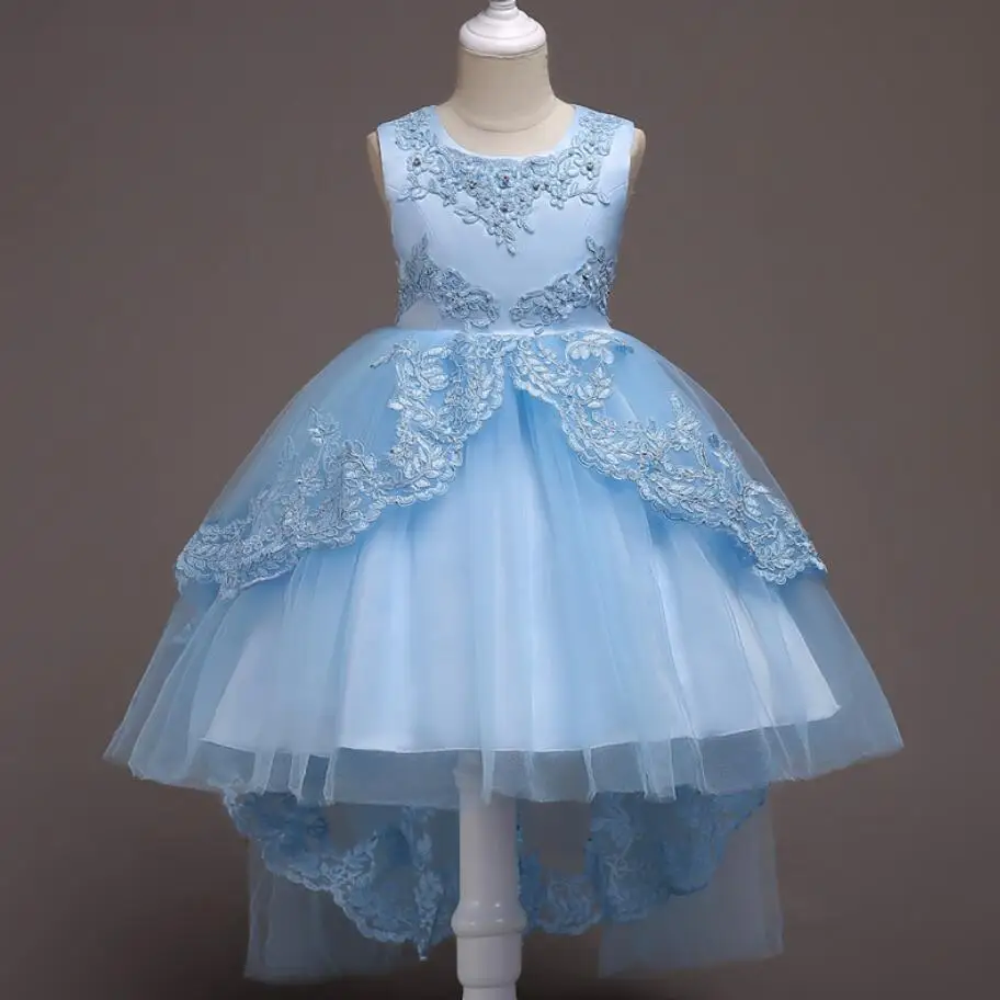 christmas dress the children aged 4 to 10 dovetail lace princess beautiful The girl's clothes | Детская одежда и обувь
