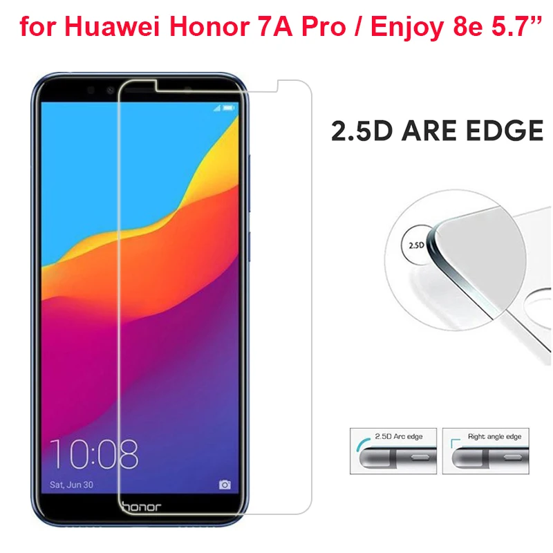 

2 шт Huawei Honor 7A Pro 2018 защита для экрана закаленное стекло для Huawei Honor 7A Pro 5,7 "Стекло Huawei Enjoy 8e защитная пленка